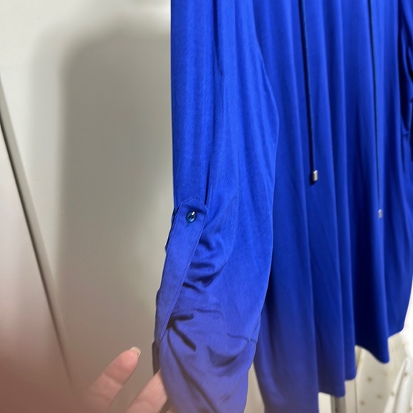 NWT Larry Levine 3X V-Neck Long Sleeve Top. - Picture 5 of 8